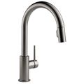 Product Image of Trinsic Single Handle Pull-Down Faucet, w/ Limited Swivel, 1.8 GPM (Black Stainless), 9159-KSLS-DST