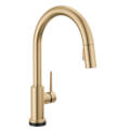 Product Image of Trinsic Single Handle Pull-Down Kitchen Faucet w/ Touch2O Technology (Champagne Bronze), 9159T-CZ-DST