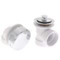 Product Image of Innovator 917 Schedule 40 PVC Push Pull Drain Tee Half Kit (Chrome Plated)