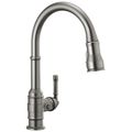 Product Image of Broderick Single Handle Pull-Down Kitchen Faucet, 1.8 GPM (Black Stainless), 9190-KS-DST
