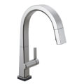 Product Image of Pivotal Single Handle Pull Down Kitchen Faucet w/ Touch2O Technology (Arctic Stainless), 9193T-AR-DST