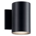 Product Image of Cylinder 7" 1 Light Wall Light (Black)