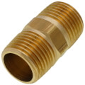 Product Image of 1/2" MIP Barstock Hex Brass Nipple (Lead Free)