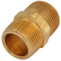 Product Image of 3/4" MIP Barstock Hex Brass Nipple (Lead Free)