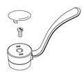 Product Image of Chrome Lever Handle Kit, 1 Handle Kitchen, 4", 93380