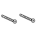Product Image of Commercial Chrome Torx Head Screws for Posi-Temp and Moentrol Escutcheons (Bag of 2), 93455