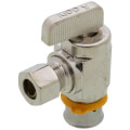 Product Image of 3/8" PEX Press Angle Stop Valve (Lead Free)
