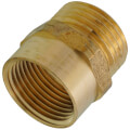 Product Image of LFA-669 PBGH4, 3/4" x 3/4" Garden Hose Adapter (Brass Male Hose to Female Pipe Thread Adaptor)