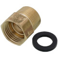 Product Image of PBGH6, 3/4" x 3/4" Garden Hose Adapter (Female Hose Thread to MIP)
