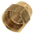 LFA-672 PBGH5, 3/4" x 1/2" Garden Hose Adapter (Brass Female Hose to Female Pipe Thread Adaptor)