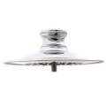 Product Image of Universal NuFit Push Pull Bathtub Stopper with Grid Strainer, Innovator Overflow Faceplate, w/ all 3 pins (Brushed Nickel)