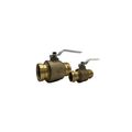 Product Image of 4" Copper Press Brass 2 Piece Ball Valve, Imported (Lead Free) 94VLF10A01B