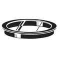 Product Image of 4.75" Clear Accessory Lens (Black)