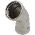 Product Image of 2-1/2" MegaPress XL FKM 304 Stainless Steel 45-Degree Elbow