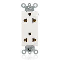 Product Image of 15A Decora Plus Duplex Receptacle/outlet, Commercial Grade Europlug (White)
