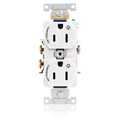 Product Image of Duplex Receptacle, Heavy-Duty Industrial, 15A 125V 2P 3W (White)