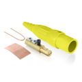 Product Image of 16 Series Plug, Male, 190A Max, 600V Double Set Screw Termination, #6-#2 Cable Range (Yellow)