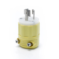 Product Image of Locking Plug, 15A, 250V Corrosion Resistant (Yellow & White)