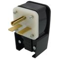 Product Image of Industrial Grade Angle Plug, 2P, 30A, NEMA 6-30P - Black (250V)