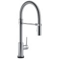 Product Image of Trinsic Single-Handle Pull-Down Spring Kitchen Faucet w/ Touch2O (Arctic Stainless), 9659T-AR-DST