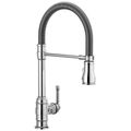 Product Image of Broderick Single Handle Pull-Down Kitchen Faucet With Spring Spout, 1.8 GPM (Chrome), 9690-DST