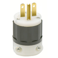 Product Image of 15A, 250V NEMA 6-15P, 2P, 3W, Plug, Straight Blade, Grounding, Power Light (Black/White)