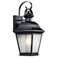 Product Image of Mount Vernon 16.75" 1 Light Outdoor Wall Light w/ Clear Seeded Glass (Black)