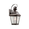 Product Image of Mount Vernon 16.75" 1 Light Outdoor Wall Light w/ Clear Seeded Glass (Olde Bronze)