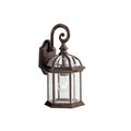 Product Image of Barrie 15.5" 1 Light Outdoor Wall Light w/ Clear Beveled Glass (Tannery Bronze)