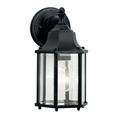Product Image of Chesapeake 10.25" 1 Light Outdoor Wall Light w/ Clear Beveled Glass (Black)