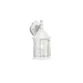 Product Image of Chesapeake 11.75" 1 Light Outdoor Wall Light w/ Clear Beveled Glass (White)