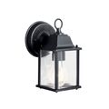 Product Image of Barrie 8.5" 1 Light Outdoor Wall Light w/ Clear Beveled Glass (Black)