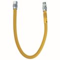 Product Image of Model 30C-3141-48 1/2" ID (5/8" OD) Coated Stainless Steel Gas Connector 1/2" MIP x 3/4" MIP (48" Length)