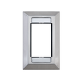 Product Image of Single Gang MOS Wallplate w/ ID Windows, Stainless Steel