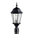 Product Image of Madison 21.5" 1 Light Post Light w/ Clear Beveled Glass (Black)