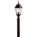 Product Image of Madison 21.5" 1 Light Post Light w/ Clear Beveled Glass (Tannery Bronze)