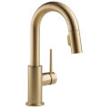 Product Image of Trinsic Single Handle Pull-Down Bar/Prep Faucet (Champagne Bronze), 9959-CZ-DST