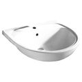 Product Image of Mezzo Semi-Countertop Sink w/ Center Hole Only (White)