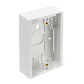 Product Image of Surface-mount Back Box, Single-Gang, 1.45" Box Depth (White)