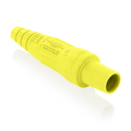 Product Image of 16 Series Single Pole Cam Type Female Detachable Plug Sleeve Only, Taper Nose, Cable Range 2/0, 4/0 (Yellow)