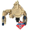 Product Image of 3/4" 825YA-QT-FS Quarter Turn Reduced Pressure Zone Assembly w/ Angle Union Connections and Flood Sensor