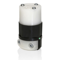 Product Image of 15A, 250V NEMA 6-15R, 2P, 3W, Connector, Straight Blade, Grounding, Power Indication (Black/White)