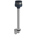 Product Image of Harmony XVU Fixed Metal Bracket for Modular Tower Lights, 250mm Aluminum Pole - Black