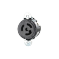 Product Image of 15A, 125V Single Short Strap Locking Receptacle, Industrial Grade