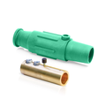 Product Image of 17 Series Plug, Female, 600A Max, 600V Double Set Screw Termination, 350-500 MCM Cable Range (Green)