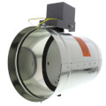9" RSD Spring Return Motorized Damper