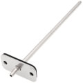 Product Image of 6" Straight Stainless Steel Static Pressure Tip w/ Mounting Flange