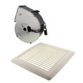 Product Image of Flex Series Fan Finish Pack w/ White Grille, No Light (110 CFM, 3.0 Sones) (Pack of 4)