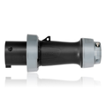 Product Image of 60A, 347/600V 3-Phase, 4P, 5W, LEV Series IEC 60309-1 & 60309-2 Pin & Sleeve Plug, IP66/IP67/IP68/IP69K, Watertight (Black)