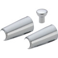 Product Image of Chrome Metal Lever Handle Accent Set (Pack of 2), A22-DELTA